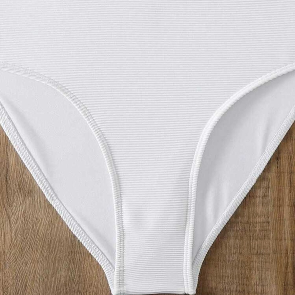 White One-Shoulder Bikini - Picture 9 of 9